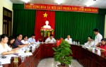 Ban VH-XH giám sát tại UBND xã Đồng Tâm, huyện Đồng Phú.