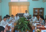 Đoàn giám sát làm việc tại Sở Lao động - Thương binh và Xã hội