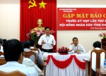 Họp Tổ đại biểu HĐND tỉnh và gặp mặt các cơ quan báo chí trước kỳ họp thứ bảy, HĐND tỉnh khóa 8