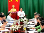 Họp rút kinh nghiệm công tác chuẩn bị và tổ chức  kỳ họp thứ tám, HĐND tỉnh khóa VIII