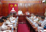 Thường trực HĐND tỉnh giám sát tình hình thực hiện nhiệm vụ kinh tế - xã hội, quốc phòng - an ninh 6 tháng đầu năm tại UBND tỉnh.