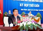 HĐND tỉnh khóa VIII  bế mạc kỳ họp thứ chín