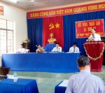 HĐND Xã Bom Bo huyện Bù Đăng tổ chức kỳ họp thứ 8, khóa XVIII, nhiệm kỳ 2011-2016