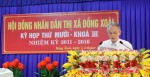 Hội đồng nhân dân thị xã Đồng Xoài  tổ chức kỳ họp thứ mười, khóa III, nhiệm kỳ 2011-2016.