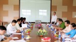 Thường trực HĐND tỉnh làm việc với Công ty TNHH C&N Vina về tình tình hình ô nhiễm môi trường và xử lý nước thải tại Khu công nghiệp Minh Hưng - Hàn Quốc