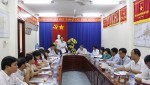 Ban Pháp chế Hội đồng nhân dân thị xã giám sát  công tác tuyên truyền phổ biến giáo dục pháp luật và  công tác giao, nhận quân.