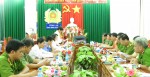 Ban Pháp chế HĐND tỉnh giám sát tình hình thực thi pháp luật năm 2014 tại Công an tỉnh.