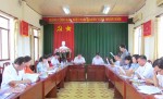 Ban Văn hóa – Xã hội HĐND tỉnh khảo sát tình hình thực hiện các chỉ tiêu cơ bản trong nhiệm vụ năm 2014 thuộc lĩnh vực Lao động - Thương binh và Xã hội.