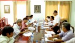 Ban KT-NS HĐND tỉnh làm việc với Sở Tài chính về tình hình thực hiện ngân sách năm 2014 và dự toán ngân sách năm 2015