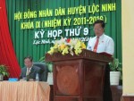 Khai mạc kỳ họp thứ chín HĐND huyện Lộc Ninh