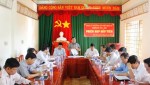 Ban Pháp chế Hội đồng nhân dân thị xã giám sát  công tác quản lý đô thị, trật tự xây dựng đô thị trên địa bàn phường Tân Phú.