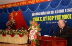 Kỳ họp HĐND thị xã Bình Long khóa X kỳ họp thứ mười