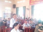 Tiếp xúc cử tri sau kỳ họp thứ mười ba, HĐND tỉnh khóa VIII  và sau kỳ họp thứ mười sáu HĐND thị xã khóa III