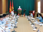 Ban Kinh tế - Ngân sách HĐND tỉnh làm việc với Cục Hải quan về tình hình thu ngân sách Nhà nước 5 tháng, ước thực hiện 6 tháng đầu năm và dự toán điều chỉnh năm 2016