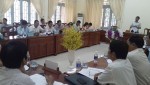 Bù Đăng: Thường trực Hội đồng Nhân dân làm việc với các tổ đại biểu HĐND huyện chuẩn bị tiếp xúc cử tri