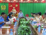 Ban Pháp chế HĐND tỉnh làm việc với Ban An toàn giao thông tỉnh