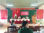 Tiếp xúc cử tri tại  xã Lộc Thiện, huyện Lộc Ninh