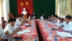 Lộc Ninh: Thường trực HĐND huyện khảo sát tình hình tổ chức, hoạt động của HĐND xã và giám sát tình hình thực hiện chương trình mục tiêu quốc gia xây dựng nông thôn mới, của  HĐND và UBND xã Lộc Hiệp
