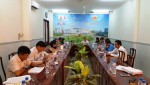 Ban Pháp chế Hội đồng nhân dân thị xã giám sát công tác tuyên truyền, phổ biến, giáo dục pháp luật tại phòng Tư pháp thị xã Đồng Xoài.