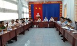 Thường trực Hội đồng nhân dân thành phố giám sát công tác quản lý nhà nước về trật tự xây dựng tại UBND phường Tân Đồng, thành phố Đồng Xoài.