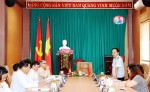 Ban Kinh tế - Ngân sách HĐND tỉnh làm việc với Cục Hải quan về tình hình thu ngân sách nhà nước 10 tháng, ước thực hiện cả năm 2019 và dự toán thu năm 2020.