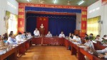 Ban Kinh tế-Xã hội HĐND thành phố giám sát tình hình xây dựng  nông thôn mới nâng cao giai đoạn 2018-2020 và làm đường  giao thông theo cơ chế đặc thù thiết kế mẫu tại xã Tiến Hưng.