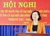 NGƯỜI ỨNG CỬ CAM KẾT SẼ SÁT CÁNH CÙNG CỬ TRI