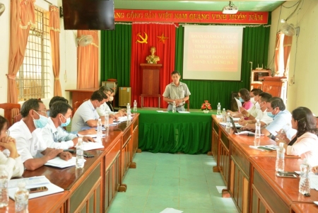 Thường trực HĐND tỉnh khảo sát tình hình tổ chức và hoạt động của HĐND cấp xã tại xã Đăng Hà (huyện Bù Đăng)