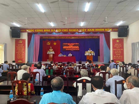 Đoàn Đại biểu Quốc hội tiếp xúc cử tri tại Thị trấn Chơn Thành, huyện Chơn Thành