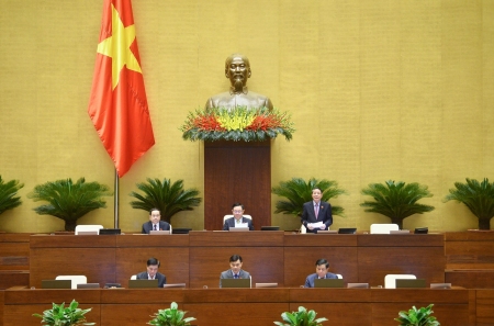 Phó Chủ tịch Quốc hội - Nguyễn Đức Hải phát biểu kết luận phiên thảo luận