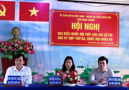 Cử tri huyện Bù Đăng kiến nghị nhiều vấn đề với Đoàn đại biểu Quốc hội  tỉnh Bình Phước