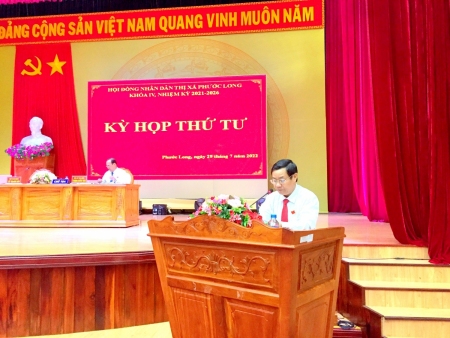 Thị xã Phước Long tổ chức kỳ họp thứ 4 – HĐND thị xã khóa IV