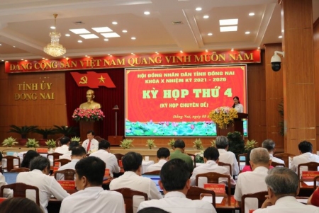 HĐND tỉnh Đồng Nai tổ chức kỳ họp thứ 4 (chuyên đề) bầu Phó Chủ tịch UBND tỉnh